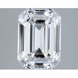 Diament laboratoryjny bezbarwny szlif szmaragdowy, 2.75ct, VVS2, E, GIA 5533322225