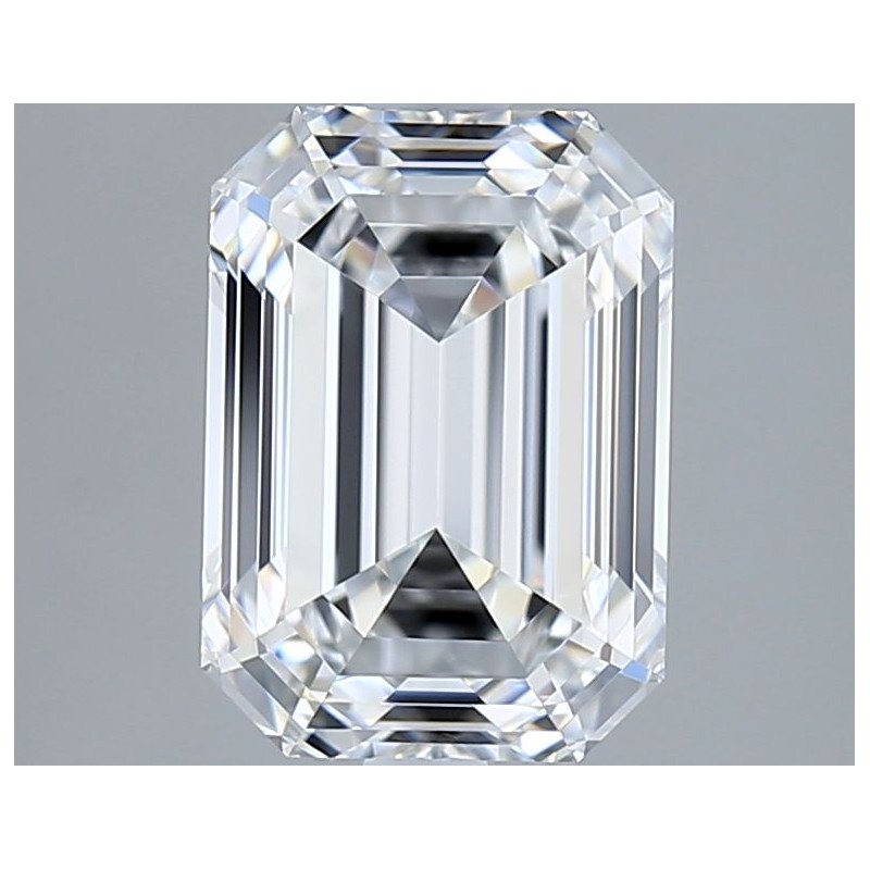 Diament laboratoryjny bezbarwny szlif szmaragdowy, 2.75ct, VVS2, E, GIA 5533322225