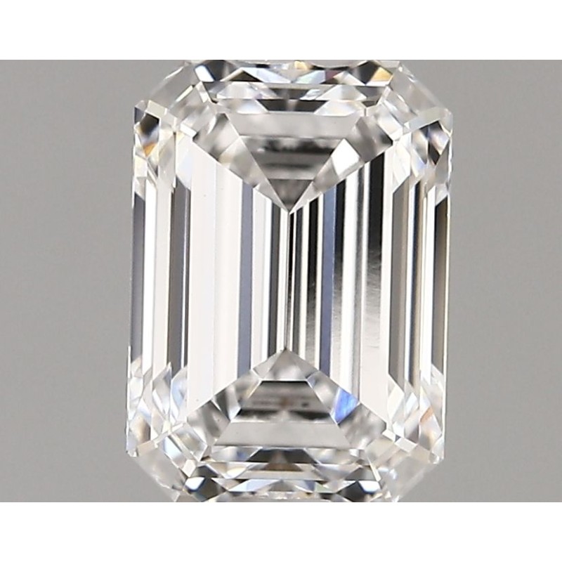 Diament laboratoryjny bezbarwny szlif szmaragdowy, 1.58ct, VVS2, D, IGI LG746546928