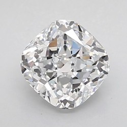 Diament laboratoryjny bezbarwny szlif poduszkowy brylantowy, 1.55ct, VVS1, E, IGI LG652430001