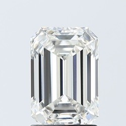 Diament laboratoryjny bezbarwny szlif szmaragdowy, 2.09ct, VVS2, F, IGI LG738525278