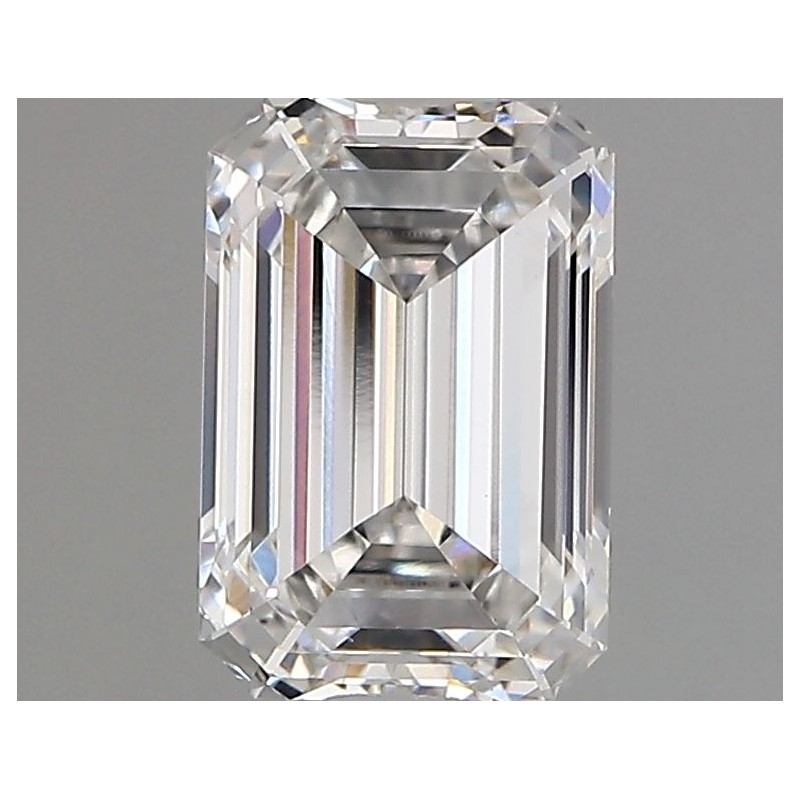 Diament laboratoryjny bezbarwny szlif szmaragdowy, 1.4ct, VVS2, E, IGI LG745526513