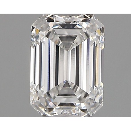 Diament laboratoryjny bezbarwny szlif szmaragdowy, 1.4ct, VVS2, E, IGI LG745526516