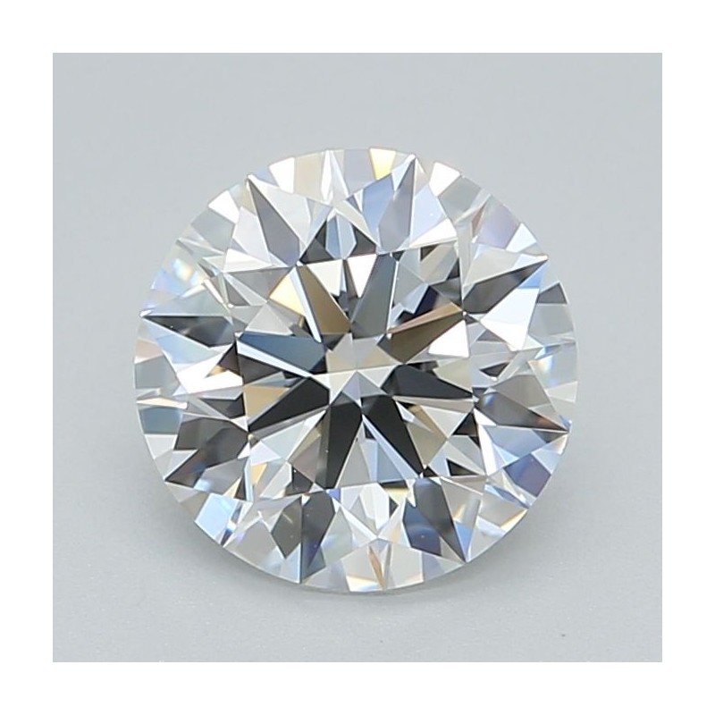 Diament laboratoryjny bezbarwny szlif okrągły, 2ct, VVS1, D, GIA 6532323562