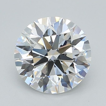 Diament laboratoryjny bezbarwny szlif okrągły, 2ct, VVS1, D, GIA 6532323562