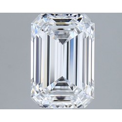 Diament laboratoryjny bezbarwny szlif szmaragdowy, 2.02ct, VVS2, D, GIA 1539322349