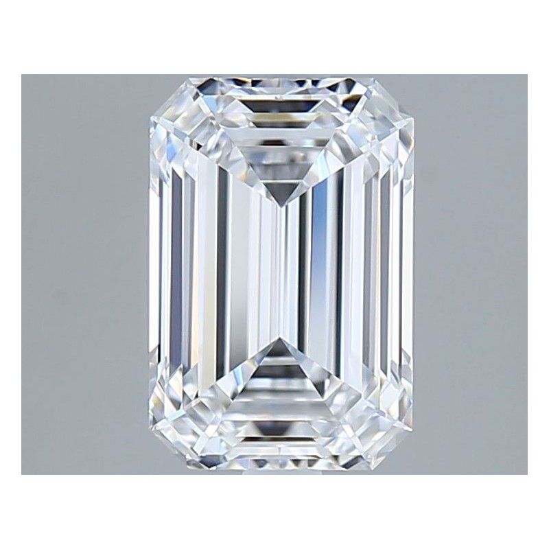Diament laboratoryjny bezbarwny szlif szmaragdowy, 2.02ct, VVS2, D, GIA 1539322349