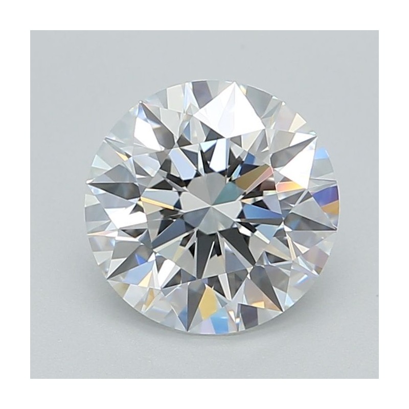 Diament laboratoryjny bezbarwny szlif okrągły, 2ct, VVS1, D, GIA 5533306339