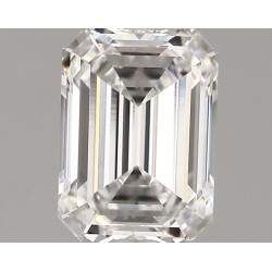 Diament laboratoryjny bezbarwny szlif szmaragdowy, 1.59ct, VVS2, D, IGI LG746526879