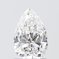 Diament laboratoryjny bezbarwny szlif gruszkowy, 1.09ct, VVS1, E, IGI LG680531684