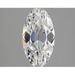 Diament laboratoryjny bezbarwny szlif owalny, 1.56ct, VVS2, D, IGI LG744521148