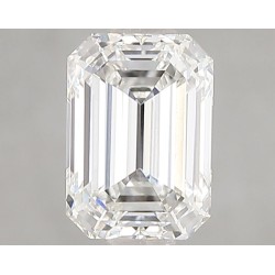 Diament laboratoryjny bezbarwny szlif szmaragdowy, 1.58ct, IF, F, IGI LG659452487