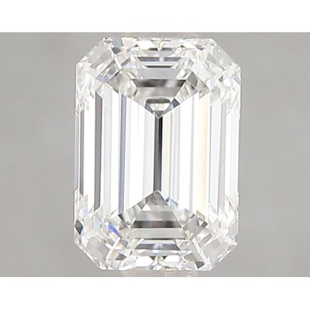 Diament laboratoryjny bezbarwny szlif szmaragdowy, 1.58ct, IF, F, IGI LG659452487
