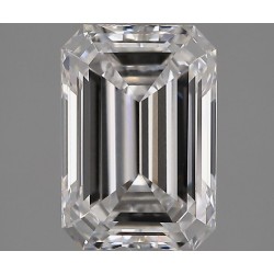 Diament laboratoryjny bezbarwny szlif szmaragdowy, 1.6ct, IF, E, IGI LG698589132