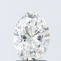 Diament laboratoryjny bezbarwny szlif owalny, 1.6ct, VVS2, E, IGI LG723588608