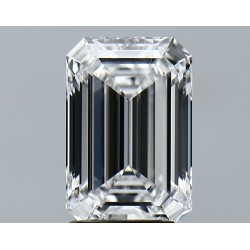 Diament laboratoryjny bezbarwny szlif szmaragdowy, 2.62ct, VVS2, D, GIA 1232656746