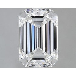Diament laboratoryjny bezbarwny szlif szmaragdowy, 2.7ct, VVS2, E, IGI LG722566030