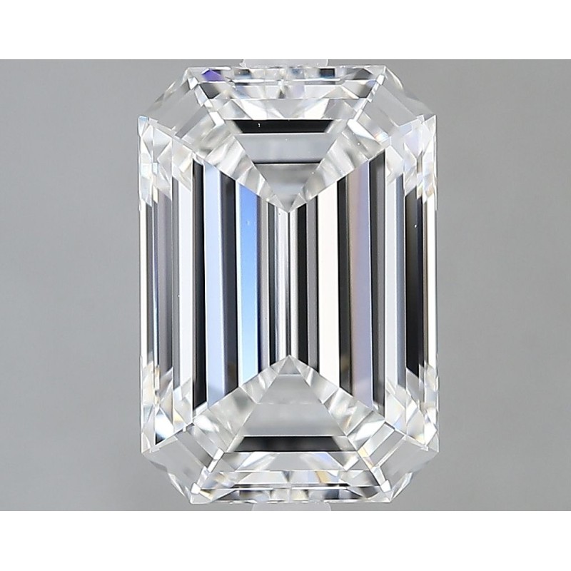 Diament laboratoryjny bezbarwny szlif szmaragdowy, 2.7ct, VVS2, E, IGI LG722566030