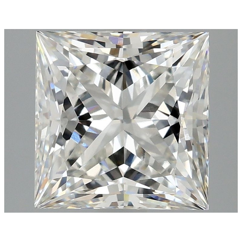 Diament laboratoryjny bezbarwny szlif princess, 2.55ct, VVS2, F, IGI LG655454355