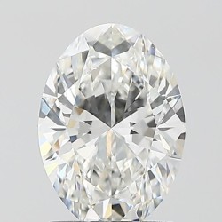 Diament laboratoryjny bezbarwny szlif owalny, 1.57ct, VVS2, F, IGI LG645460540