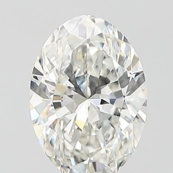 Diament laboratoryjny bezbarwny szlif owalny, 1.55ct, VVS2, F, IGI LG645460636