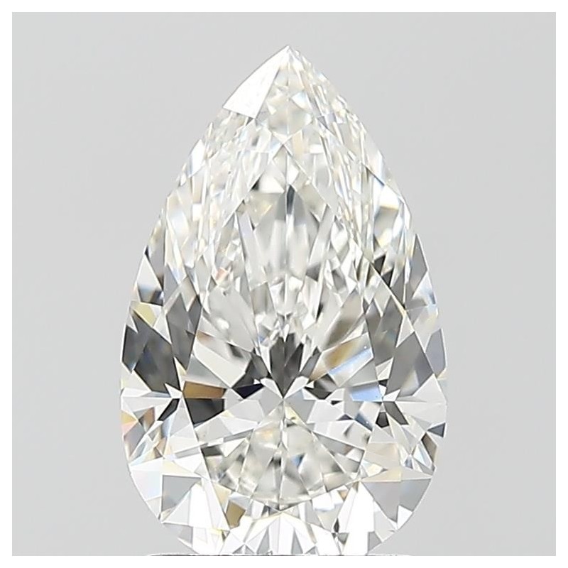 Diament laboratoryjny bezbarwny szlif gruszkowy, 2.05ct, VVS2, F, IGI LG645460558