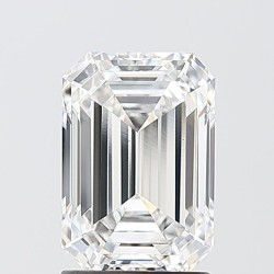 Diament laboratoryjny bezbarwny szlif szmaragdowy, 2.17ct, VVS2, D, IGI LG732533145