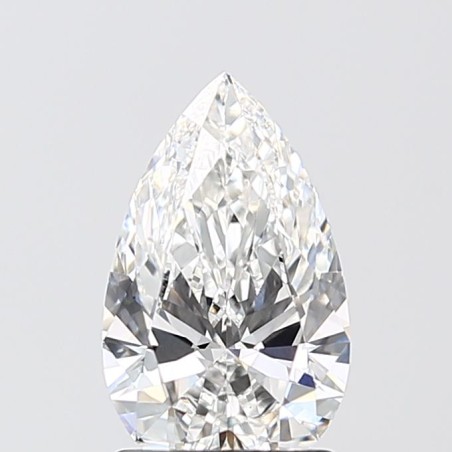 Diament laboratoryjny bezbarwny szlif gruszkowy, 1.59ct, VVS2, E, IGI LG680530031