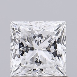Diament laboratoryjny bezbarwny szlif princess, 1.06ct, IF, D, IGI LG700578651