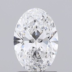 Diament laboratoryjny bezbarwny szlif owalny, 1.07ct, VVS1, D, IGI LG699502651