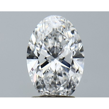 Diament laboratoryjny bezbarwny szlif owalny, 2.27ct, VVS2, D, GIA 6233666624