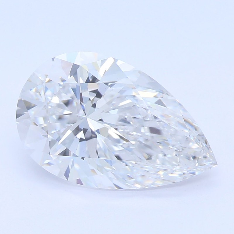 Diament laboratoryjny bezbarwny szlif gruszkowy, 2.52ct, VVS2, D, IGI LG727520145