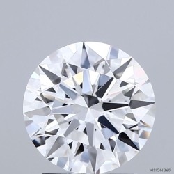 Diament laboratoryjny bezbarwny szlif okrągły, 2.05ct, VVS2, D, IGI LG736501048