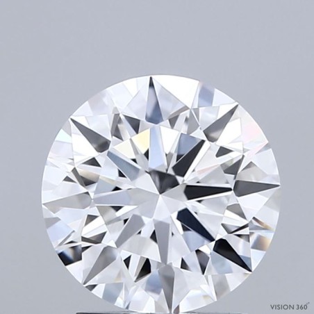 Diament laboratoryjny bezbarwny szlif okrągły, 2.05ct, VVS2, D, IGI LG736501048
