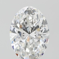 Diament laboratoryjny bezbarwny szlif owalny, 1.57ct, VVS2, E, IGI LG646450595