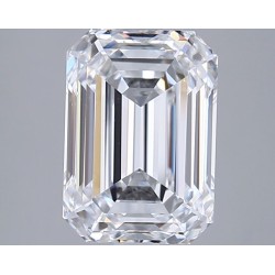 Diament laboratoryjny bezbarwny szlif szmaragdowy, 2.9ct, VVS2, D, GIA 3535245592