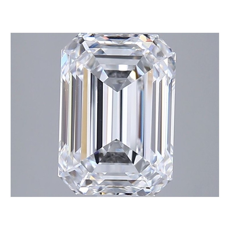 Diament laboratoryjny bezbarwny szlif szmaragdowy, 2.9ct, VVS2, D, GIA 3535245592