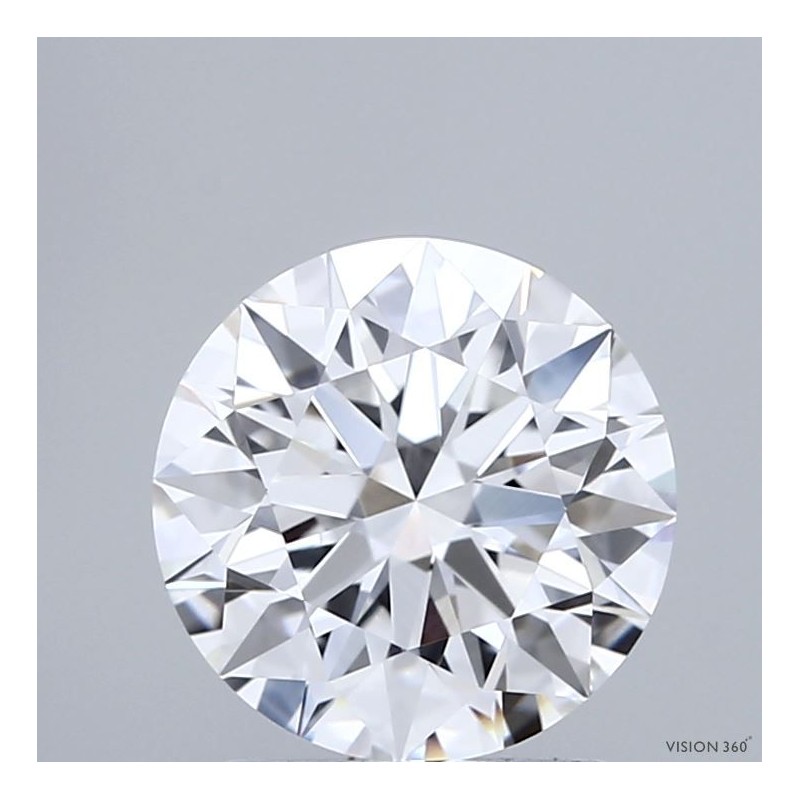 Diament laboratoryjny bezbarwny szlif okrągły, 2.05ct, VVS2, D, IGI LG735553206