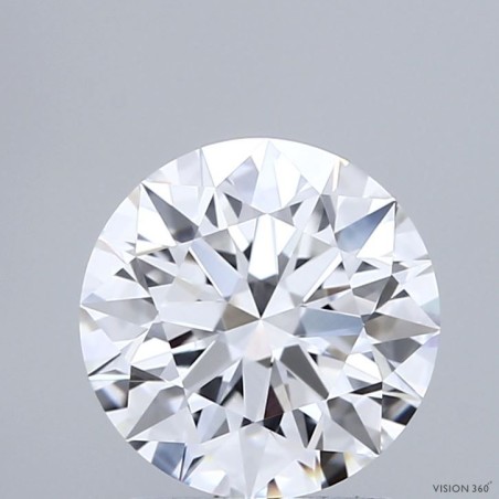 Diament laboratoryjny bezbarwny szlif okrągły, 2.05ct, VVS2, D, IGI LG735553206