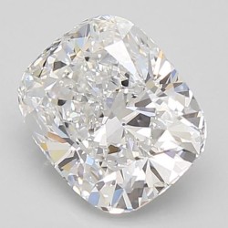 Diament laboratoryjny bezbarwny szlif poduszkowy brylantowy, 1.58ct, IF, D, GIA 2497439462