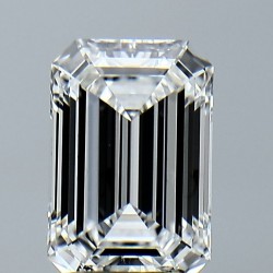 Diament laboratoryjny bezbarwny szlif szmaragdowy, 2.17ct, VVS2, E, IGI LG742527761