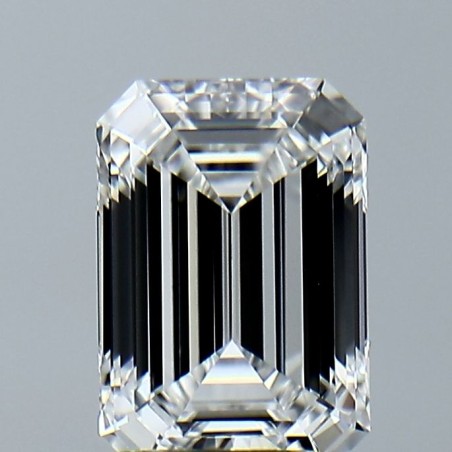 Diament laboratoryjny bezbarwny szlif szmaragdowy, 2.1ct, VVS2, E, IGI LG742527753