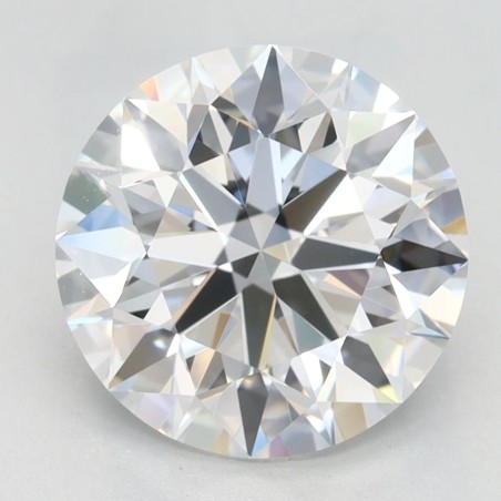Diament laboratoryjny bezbarwny szlif okrągły, 2.56ct, VVS1, D, GIA 7492371357