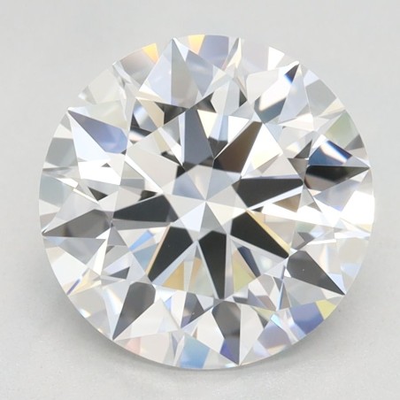 Diament laboratoryjny bezbarwny szlif okrągły, 2.57ct, VVS1, D, GIA 7491578923