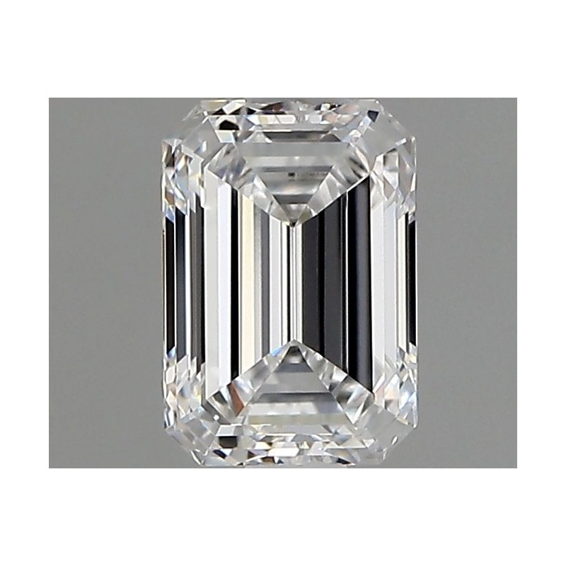 Diament laboratoryjny bezbarwny szlif szmaragdowy, 1ct, VVS1, D, IGI LG746519425