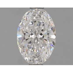 Diament laboratoryjny bezbarwny szlif owalny, 1ct, VVS2, D, IGI LG647451047