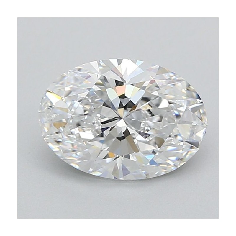 Diament laboratoryjny bezbarwny szlif owalny, 2.01ct, VVS1, D, GIA 6532322802