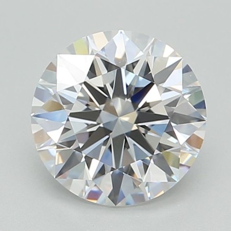 Diament laboratoryjny bezbarwny szlif okrągły, 2.02ct, VVS1, D, GIA 6532322532