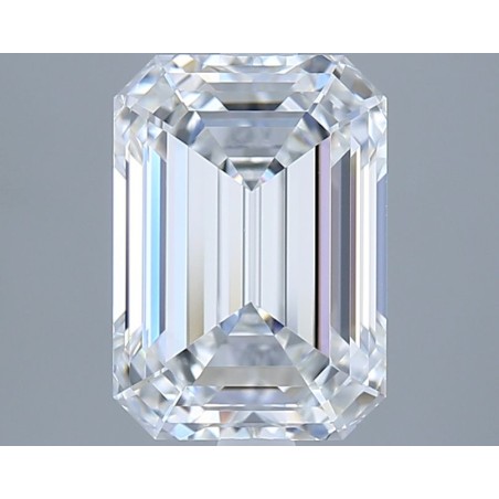 Diament laboratoryjny bezbarwny szlif szmaragdowy, 2.82ct, VVS1, E, GIA 6532322214