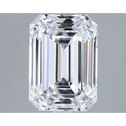 Diament laboratoryjny bezbarwny szlif szmaragdowy, 2.24ct, VVS2, D, GIA 6532314805
